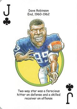 2018 Hero Decks Penn State Nittany Lions Football Heroes Playing Cards #J♣ Dave Robinson Front