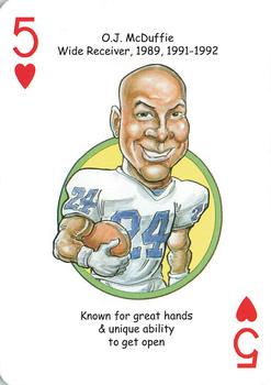 2018 Hero Decks Penn State Nittany Lions Football Heroes Playing Cards #5♥ O.J. McDuffie Front