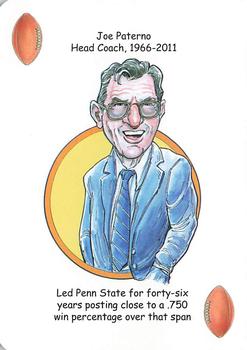 2018 Hero Decks Penn State Nittany Lions Football Heroes Playing Cards #NNO Joe Paterno Front