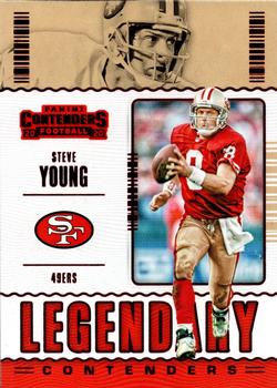 2020 Panini Contenders - Legendary Contenders Ruby #LC-SYO Steve Young Front