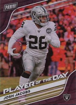 2020 Panini Player of the Day - Rainbow #23 Josh Jacobs Front