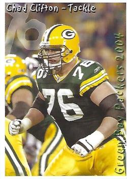 2004 Green Bay Packers Police - Hearthstone Homes, Aronson Recycling Company #15 Chad Clifton Front