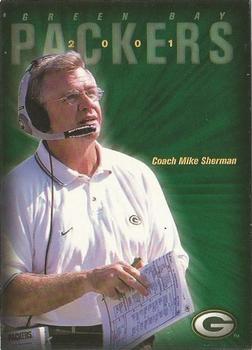 2001 Green Bay Packers Police - Progressive Auto Insurance & Wisconsin State Patrol #1 Mike Sherman Front