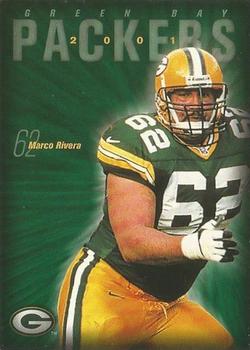 2001 Green Bay Packers Police - Progressive Auto Insurance & Wisconsin State Patrol #5 Marco Rivera Front
