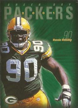 2001 Green Bay Packers Police - Progressive Auto Insurance & Wisconsin State Patrol #12 Vonnie Holliday Front