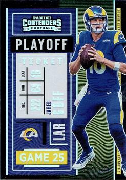 2020 Panini Contenders - Playoff Ticket #52 Jared Goff Front