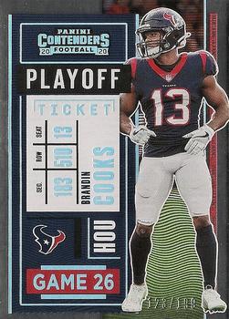2020 Panini Contenders - Playoff Ticket #63 Brandin Cooks Front