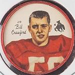 1964 Nalley's CFL Western Conference Football Stars #28 Bill Crawford Front