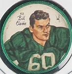1964 Nalley's CFL Western Conference Football Stars #62 Bill Clarke Front