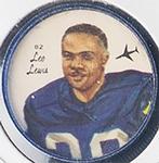 1964 Nalley's CFL Western Conference Football Stars #82 Leo Lewis Front