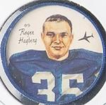 1964 Nally's CFL Western Conference Football Stars #89 Roger Hagberg Front