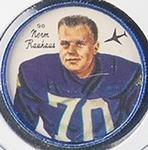 1964 Nalley's CFL Western Conference Football Stars #98 Norm Rauhaus Front
