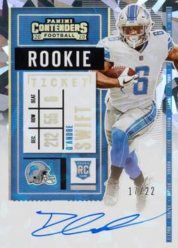 2020 Panini Contenders - Cracked Ice #115a D'Andre Swift Front