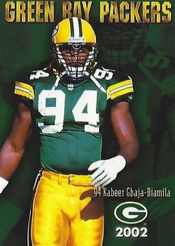 2002 Green Bay Packers Police - Whitewater Police Department #7 Kabeer Gbaja-Biamila Front