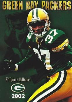 2002 Green Bay Packers Police - Whitewater Police Department #8 Tyrone Williams Front