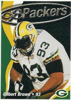 1998 Green Bay Packers Police - Scot J. Madson Agency, Your Local Law Enforcement Agency #3 Gilbert Brown Front