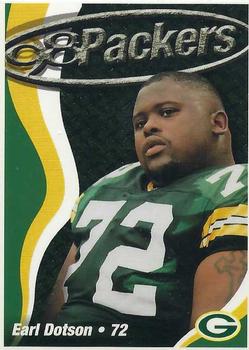 1998 Green Bay Packers Police - Scot J. Madson Agency, Your Local Law Enforcement Agency #7 Earl Dotson Front