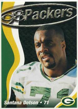 1998 Green Bay Packers Police - Scot J. Madson Agency, Your Local Law Enforcement Agency #8 Santana Dotson Front
