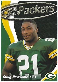 1998 Green Bay Packers Police - Scot J. Madson Agency, Your Local Law Enforcement Agency #14 Craig Newsome Front