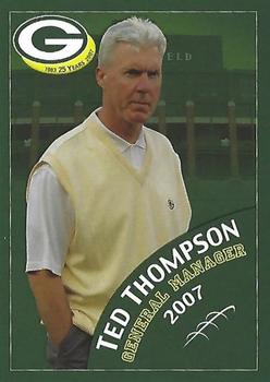 2007 Green Bay Packers Police - Clintonville Police Department #1 Ted Thompson Front
