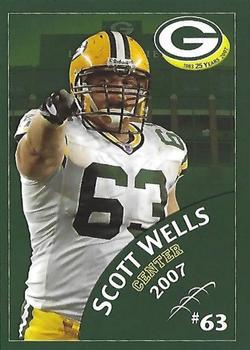 2007 Green Bay Packers Police - Clintonville Police Department #10 Scott Wells Front