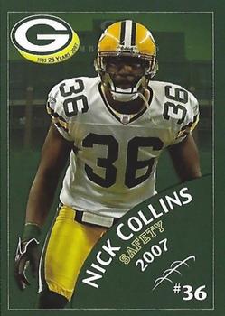 2007 Green Bay Packers Police - Clintonville Police Department #20 Nick Collins Front