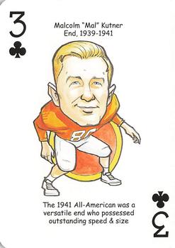 2009 Hero Decks Texas Longhorns Football Heroes Playing Cards #3♣ Malcolm 