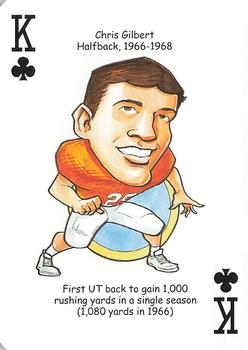 2009 Hero Decks Texas Longhorns Football Heroes Playing Cards #K♣ Chris Gilbert Front