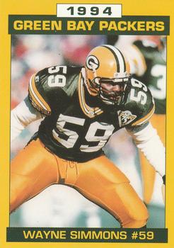 1994 Green Bay Packers Police - The Guardian (Scot J Madson Agency) #18 Wayne Simmons Front