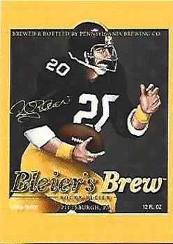2011 Bleier's Brew Ad Card #NNO Rocky Bleier Front