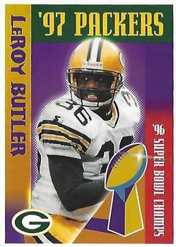 1997 Green Bay Packers Police - M&I Bank, Ashland Police Department #6 LeRoy Butler Front