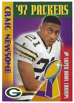 1997 Green Bay Packers Police - M&I Bank, Ashland Police Department #19 Craig Newsome Front