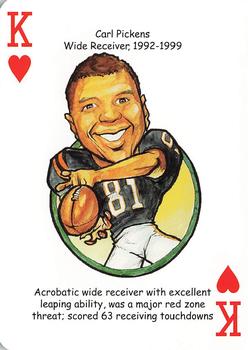 2009 Hero Decks Cincinnati Bengals Football Heroes Playing Cards #K♥ Carl Pickens Front