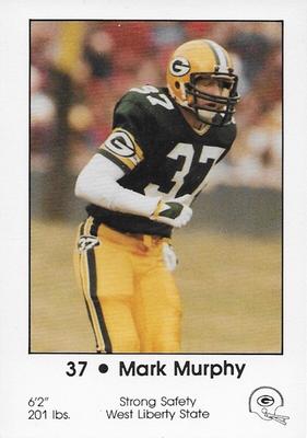 1985 Green Bay Packers Police - Local Merchants, Service Clubs, Financial Institutions, Chilton Police Department #10 Mark Murphy Front