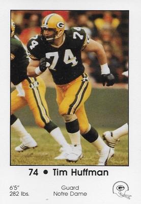 1985 Green Bay Packers Police - Local Merchants, Service Clubs, Financial Institutions, Chilton Police Department #11 Tim Huffman Front