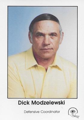 1985 Green Bay Packers Police - Local Merchants, Service Clubs, Financial Institutions, Chilton Police Department #15 Dick Modzelewski Front