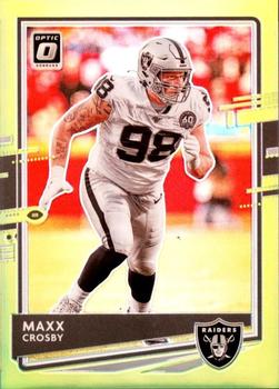 2020 Donruss Optic - Lime Green #53 Maxx Crosby Front