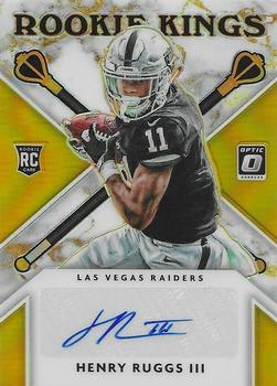2020 Donruss Optic - Rookie Kings Autographs Gold #RKA-HR Henry Ruggs III Front