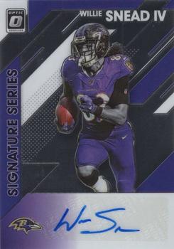 2020 Donruss Optic - Signature Series #SS-WSN Willie Snead IV Front