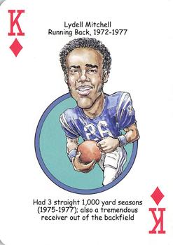 2013 Hero Decks Baltimore Colts & Ravens Football Heroes Playing Cards #K♦ Lydell Mitchell Front