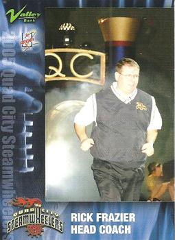 2005 Quad City Steamwheelers (AF2) #NNO Rick Frazier Front
