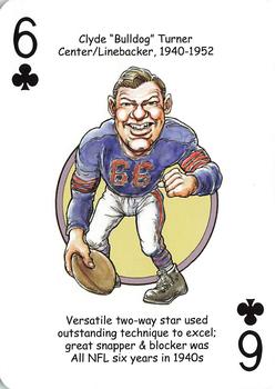 2019 Hero Decks Chicago Bears Football Heroes Playing Cards #6♣ Clyde 