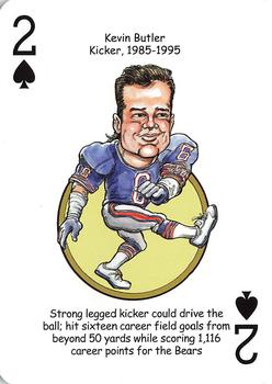 2019 Hero Decks Chicago Bears Football Heroes Playing Cards #2♠ Kevin Butler Front