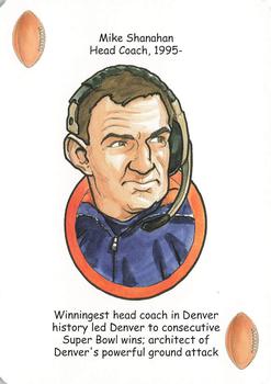 2006 Hero Decks Denver Broncos Football Heroes Playing Cards #NNO Mike Shanahan Front