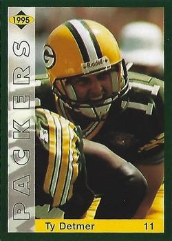 1995 Green Bay Packers Police - West Allis Police Department #4 Ty Detmer Front