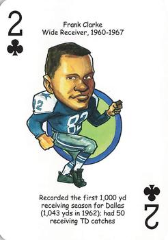 2012 Hero Decks Dallas Cowboys Football Heroes Playing Cards #2♣ Frank Clarke Front