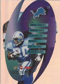 1997 Collector's Edge Extreme - Finesse Holofoil #23 Barry Sanders Back