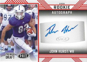 2020 SAGE HIT - Rookie Autographs Orange #A101 John Hurst Front
