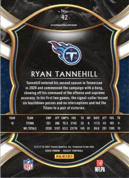 2020 Panini Select #42 Ryan Tannehill Back