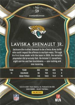 2020 Panini Select #59 Laviska Shenault Jr. Back